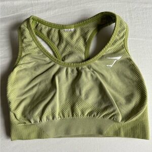 Gymshark VITAL SEAMLESS 2.0 SPORTS BRA color green size small used